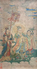 WU ZONGYUAN (980-1050), ATTRIBUTED TO, FIGURE PAINTING