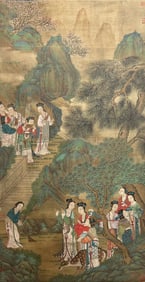 LIU GUANDAO (ACTIVE 13TH C.), ATTRIBUTED TO, FIGURE PAINTING