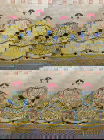 GIUSEPPE CASTIGLIONE (1688-1766) & LOUIS DE POIROT (1735-1814), ATTRIBUTED TO, QING IMPERIAL