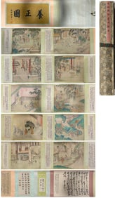 WANG ZHENPENG (ACTIVE 14TH C.), ATTRIBUTED TO, ILLUSTRATIONS OF MORAL CULTIVATION