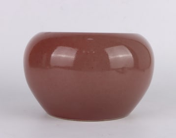 A PEACHBLOOM-GLAZED WASHER
