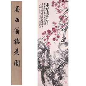 WU CHANGSHUO (1844-1927), ATTRIBUTED TO, PLUM BLOSSOMS