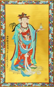 ZHANG DAQIAN (1899-1983), ATTRIBUTED TO, AVALOKITESVARA BODHISATTVA