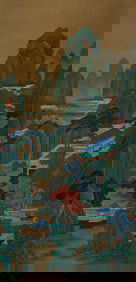 QIU YING (1494-1552), ATTRIBUTED TO, LANDSCAPE