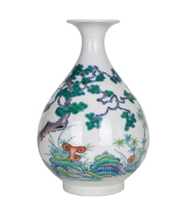 A DOUCAI 'PINE, BAMBOO AND PLUM' YUHUCHUNPING