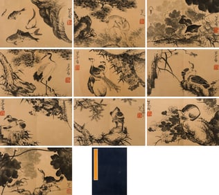 BADA SHANREN (1626-1705), ATTRIBUTED TO, FLOWERS AND BIRDS