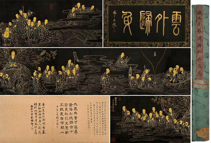 ZHANG DAQIAN (1899-1983), ATTRIBUTED TO, BUDDHIST STORIES