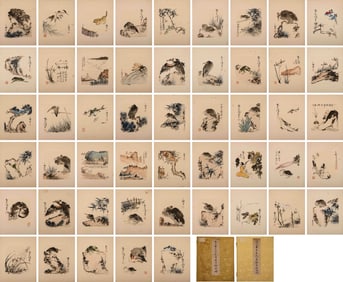 PAN TIANSHOU (1897-1971), ATTRIBUTED TO, FLOWERS AND BIRDS