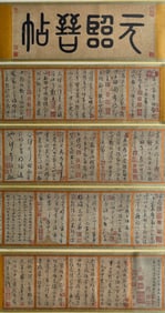 ZHAO MENGFU (1254-1322), ATTRIBUTED TO, COPYING WANG XIZHI'S CALLIGRAPHY ALBUM
