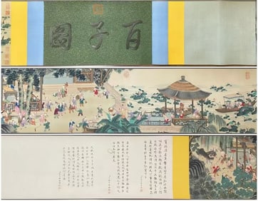 DING GUANPENG (C.1708-1771), ATTRIBUTED TO, HUNDRED CHILDREN