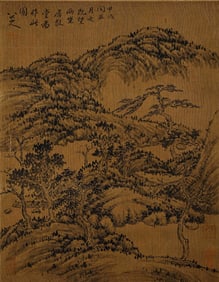 BADA SHANREN (1626-1705), ATTRIBUTED TO, LANDSCAPE