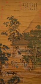 QIU YING (1494-1552), ATTRIBUTED TO, ELEGANT GATHERING
