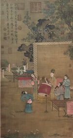 TANG YIN (1470-1524), ATTRIBUTED TO, NIGHT BANQUET