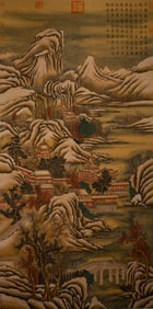 DONG BANGDA (1699-1769), ATTRIBUTED TO, SNOWY LANDSCAPE