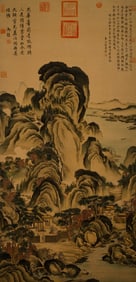 DONG BANGDA (1699-1769), ATTRIBUTED TO, LANDSCAPE