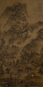 WANG JIAN (1598-1677), ATTRIBUTED TO, LANDSCAPE