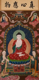 DING GUANPENG (C.1708-1771), ATTRIBUTED TO, ASSEMBLY OF BUDDHAS