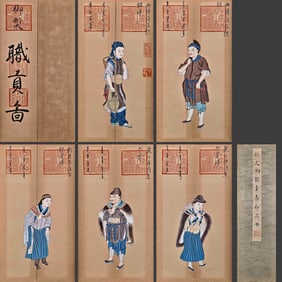 YAO WENHAN (18TH CENTURY), ATTRIBUTED TO, FIGURES