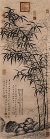 WANG MENG (1308-1385), ATTRIBUTED TO, BAMBOO AND ROCK