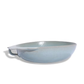 A RU-TYPE CELADON PEACH-FORM WASHER