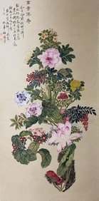 MEI LANFANG (1894-1961), ATTRIBUTED TO, FLOWERS