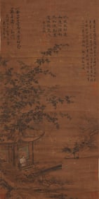 QIU YING (1494-1552), ATTRIBUTED TO,??ANDSCAPE WITH FIGURES