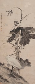 SHEN QUAN (1682-1760), ATTRIBUTED TO,??LOWERS AND BIRDS