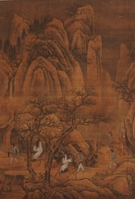 ANONYMOUS, LANDSCAPE WITH FIGURES
