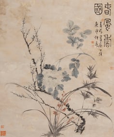 WANG SHISHEN (1686-1759), ATTRIBUTED TO,??LOWERS
