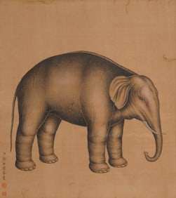 GIUSEPPE CASTIGLIONE (1688-1766), ATTRIBUTED TO,??LEPHANT