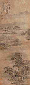 WANG SHIMIN (1592-1680), ATTRIBUTED TO,??ANDSCAPE