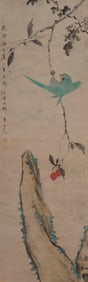 HUA YAN (1682-1756), ATTRIBUTED TO,??LOWERS AND BIRDS