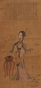 LENG MEI (1670-1742), ATTRIBUTED TO,??IGURE
