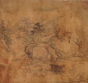 ANONYMOUS, FIGURES IN LANDSCAPE