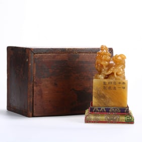 A TIANHUANG STONE 'BIXIE BEAST' KNOB SEAL