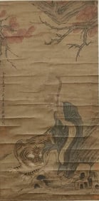 LUO PING (1733-1799), ATTRIBUTED TO,??UBDUING THE TIGER