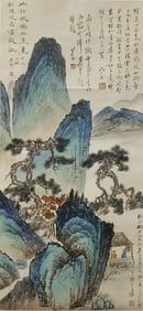 ZHANG DAQIAN (1899-1983), ATTRIBUTED TO,??HATCHED STUDY