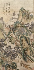 QIAN WEICHENG (1720-1772), ATTRIBUTED TO,??MMORTAL DWELLING BY STREAM
