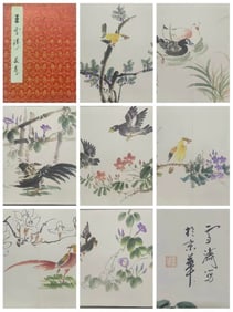 WANG XUETAO (1903-1982), ATTRIBUTED TO,??LOWER-BIRD ALBUM