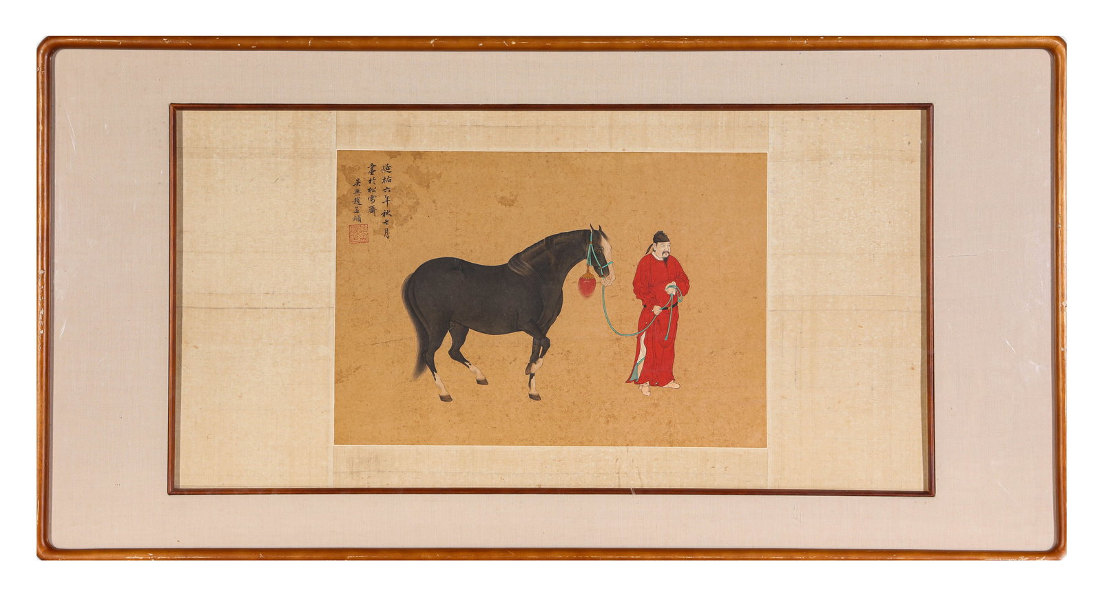 ZHAO MENGFU (1254-1322), ATTRIBUTED TO, HORSES AND RIDERS (1 of 2)