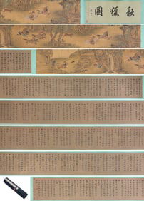 TANG YIN (1470-1524) & QIU YING (C.1494-1552), ATTRIBUTED TO, CALLIGRAPHY