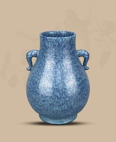 A FLAMBE-GLAZED JAR