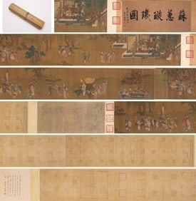 QIU YING (C.1494-1552), ATTRIBUTED TO, SU HUI'S STAR GAUGE CHART
