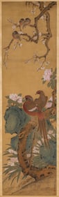 JIANG TINGXI (1669-1732), ATTRIBUTED TO, FLOWERS AND BIRDS