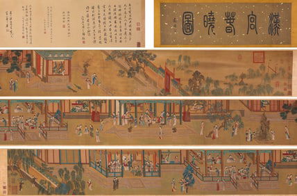 QIU YING (C.1494-1552), ATTRIBUTED TO, SPRING MORNING IN HAN PALACE