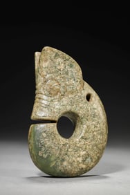 A JADE 'PIG DRAGON'