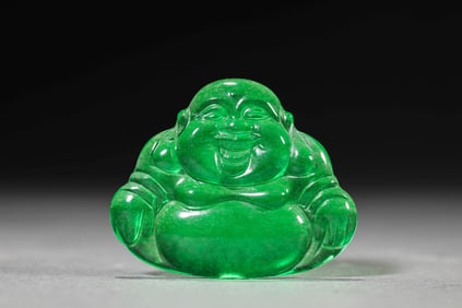 A JADEITE MAITREYA