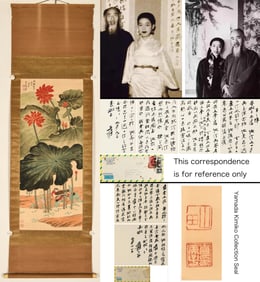 ZHANG DAQIAN (1899-1983), ATTRIBUTED TO, LOTUS AND MANDARIN DUCKS