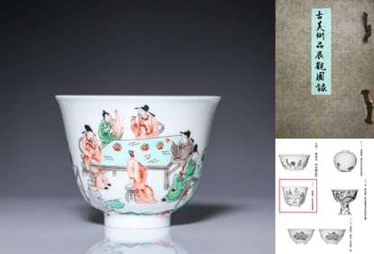 A WUCAI 'FIGURES' CUP
