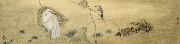 JIANG HONGWEI (B.1957), ATTRIBUTED TO, LOTUS POND